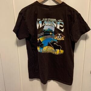 Maine state motorcycle Harley biker rally tee! S L